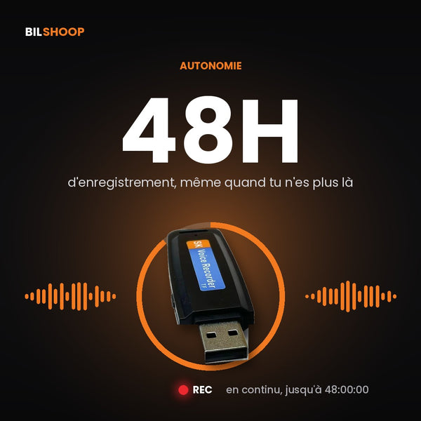 Clé USB Espion – Enregistreur Discret