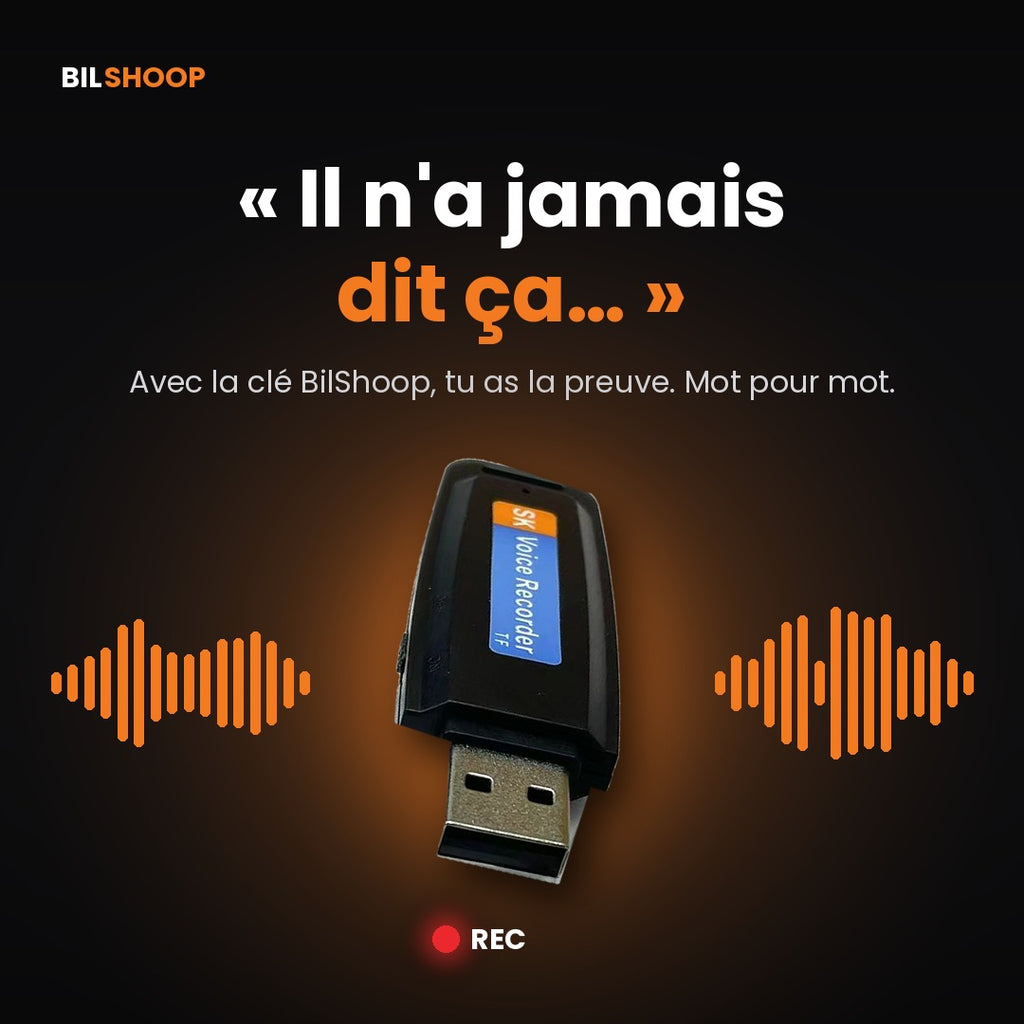 Clé USB Espion – Enregistreur Discret