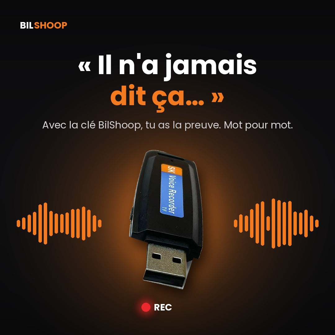 Clé USB Espion – Enregistreur Discret
