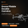 Drone Pliable Double Caméra – Vol Stable & 2 Batteries
